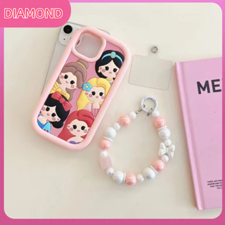 💲คูปองเคลม💲 case for iphone 11 12 โซ่เจ้าหญิงน้อย เคส 14 13 12 11 pro max วัสดุซิลิโคนทนทาน ป้องกันการตก