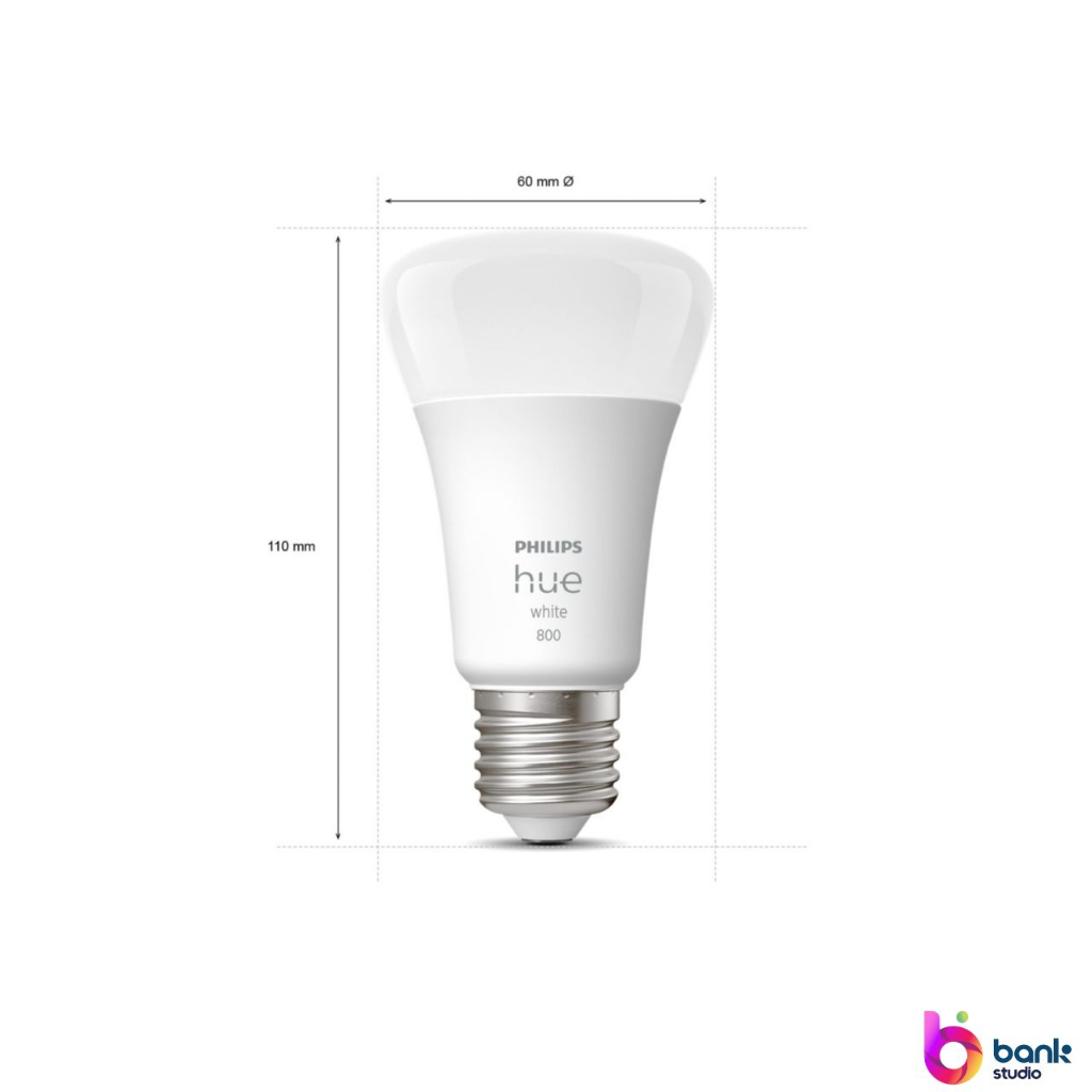 ประกัน-1ปี-หลอดไฟ-philips-hue-white-a60-e27-smart-bulb-800lm