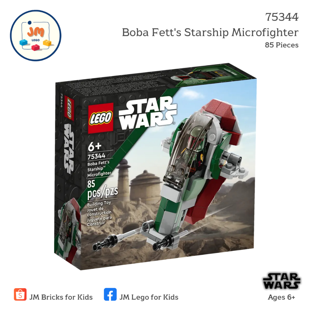 LEGO Star Wars 75344 Boba Fett's Starship Microfighter (85 Pieces ...
