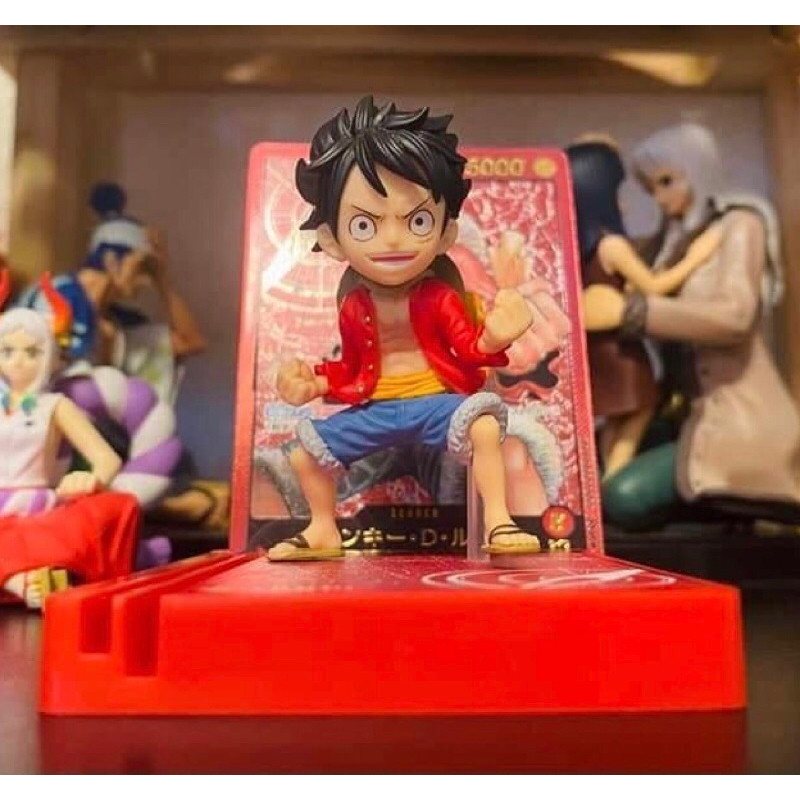 ONE PIECE WEEKLY JUMP LECAFIG WCF LUFFY + SP ONE PIECE CARD SET ...