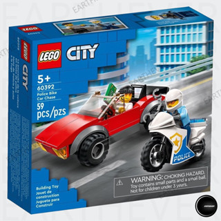 LEGO City 60392 Police Bike Car Chase ของแท้