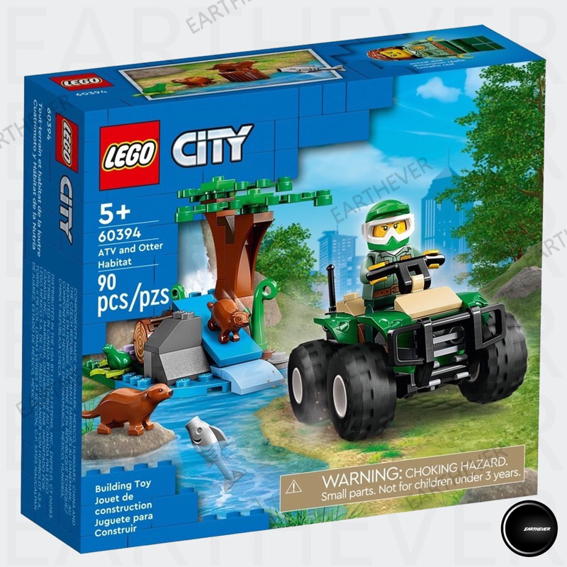 lego-city-60394-atv-and-otter-habitat-ของแท้