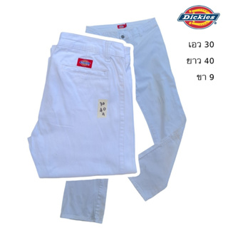 Dickies Girl มือสอง กางเกงขายาวกระบอกเล็กสำหรับผู้หญิง size 30