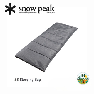 Snow Peak BD-105GY SS Single ถุงกางออกเป็นผ้าห่มหมอน นอนแบบสี่เหลี่ยม สำหรับอุณหภูมิประมาณ 5-13c Snowpack