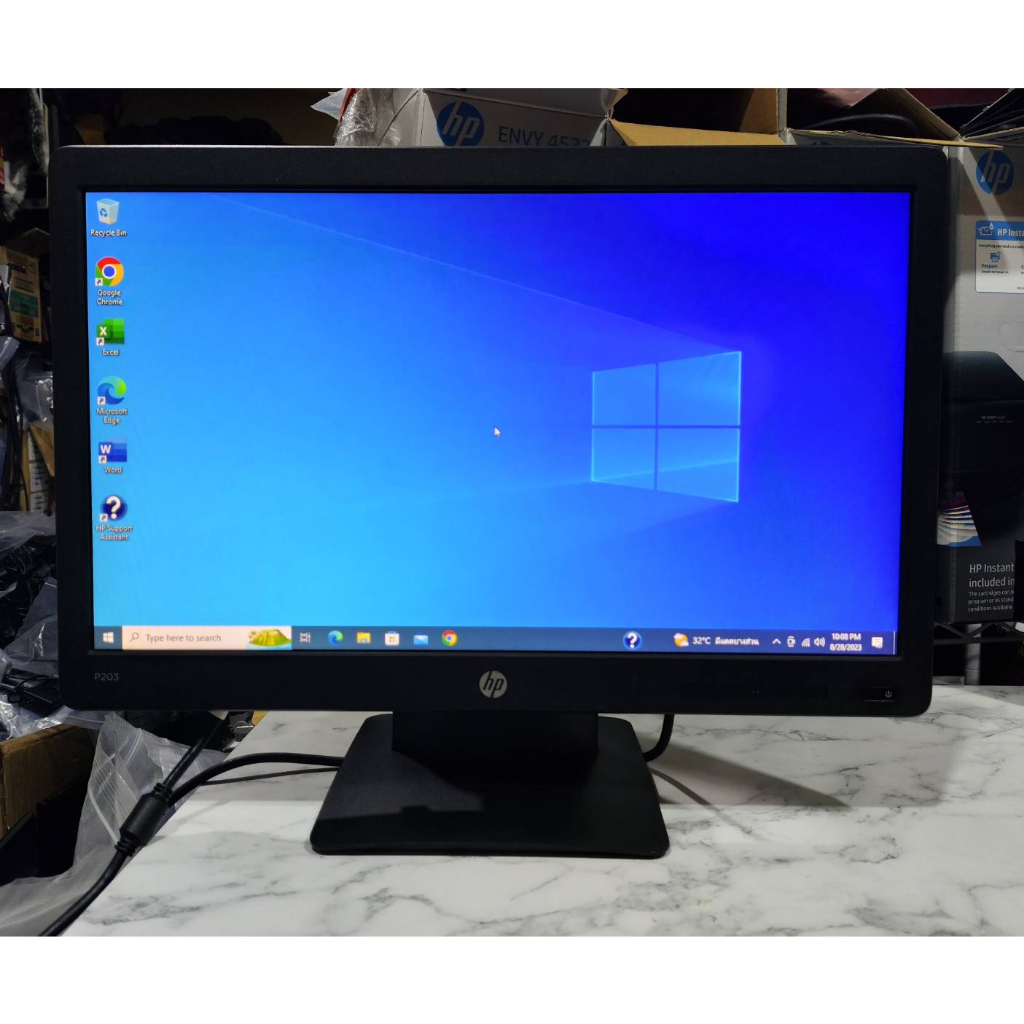 จอ (MONITOR) HP P203 20inch LED มือสอง สภาพดี Shopee Thailand