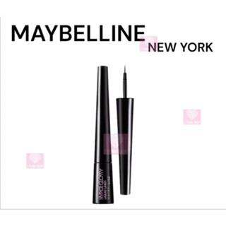 เมย์เบลลีน อายไลเนอร์ สีดำ กันน้ำ เขียนง่าย ขนาด 3 กรัม  MAYBELLINE HYPER GLOSSY