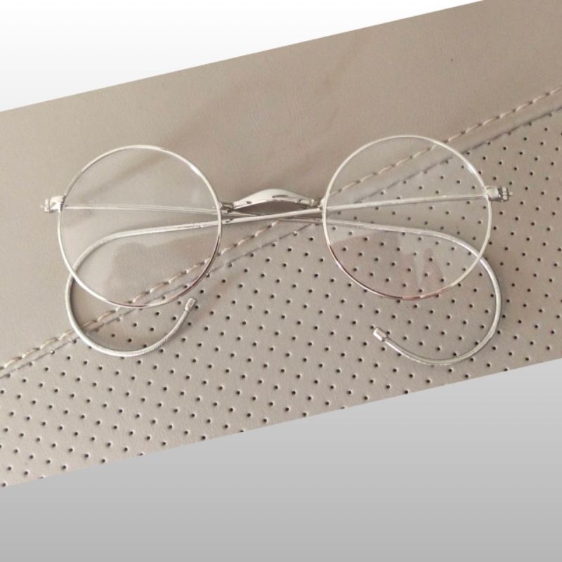 กรอบแว่นตาย้อนยุค-ลวดเล็ก-ขาเกี่ยว-40-42-44mm-สำหรับ-แว่นสายตาสั้น-แว่นสายตายาว