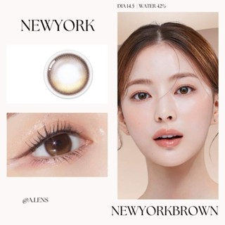 NY brown | คอนแทคเลนส์รายเดือน ขนาด 14.5