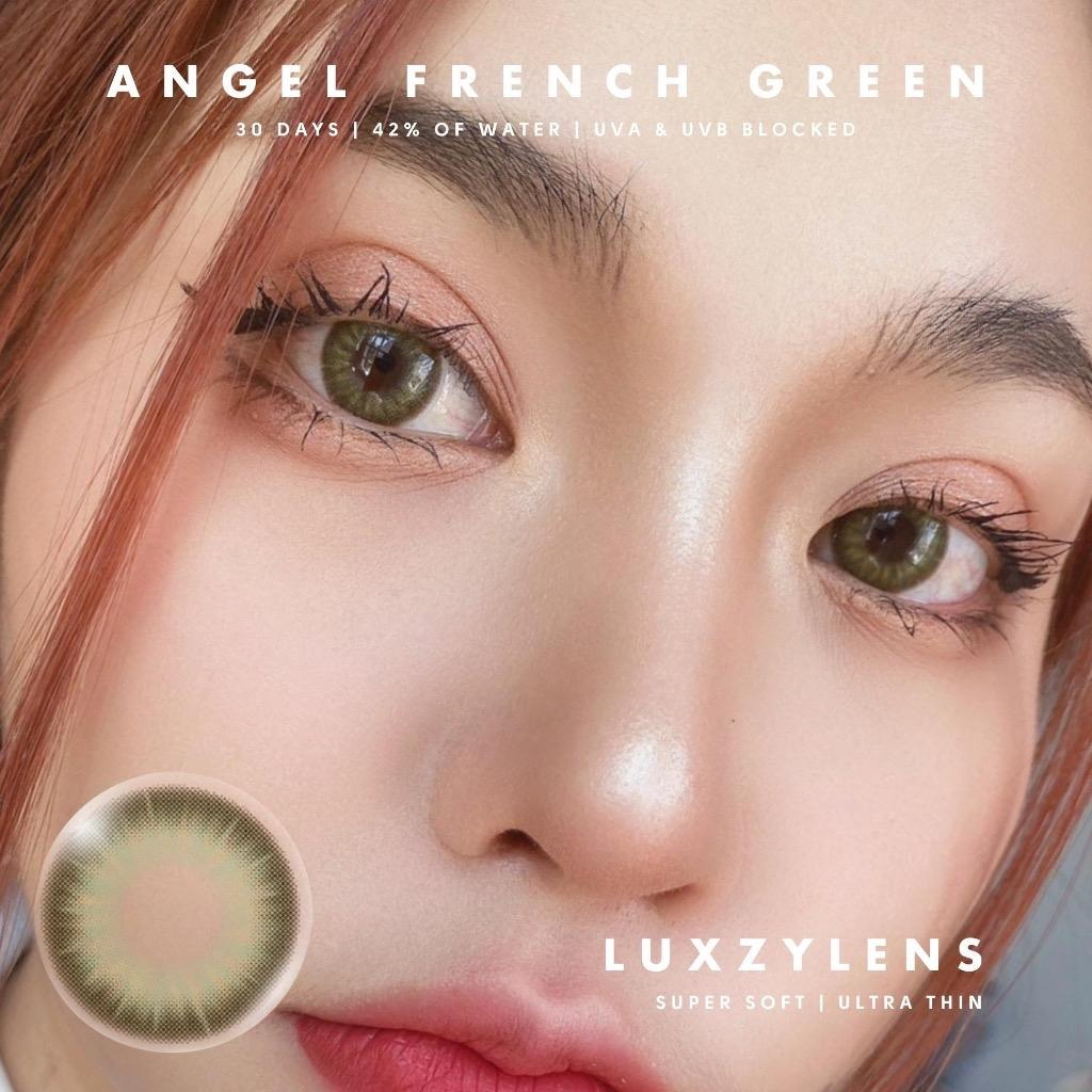 คอนแทคเลนส์-angel-french-สีเขียว