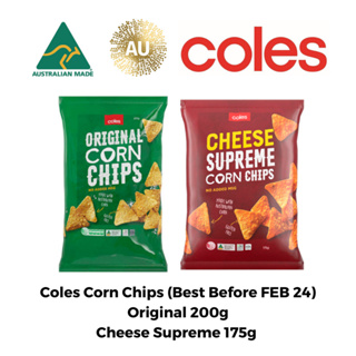มันฝรั่ง ออสเตรเลีย Coles Corn Chips (Original 200g or Cheese Supreme 175g)