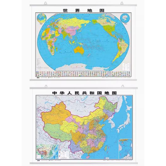 แผนที่ประเทศจีนและแผนที่โลก-china-country-map-amp-world-map-ซื้อ-1-ได้-ถึง-2