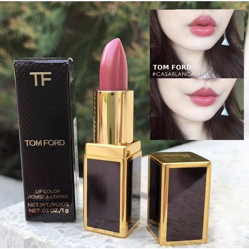 TOM FORD Mini Lip Color 1 g. ลิปสติก สี 03 CASABLANCA | Shopee Thailand