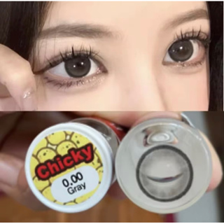 ✨Gray ขนาดตาโต (Bigeyes) เลนส์กรองแสง uv ✔️จดทะเบียนถูกต้อง 🇰🇷เลนส์สัญชาติเกาหลี🇰🇷