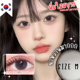 ✨Gray ขนาดตาโต (Bigeyes) เลนส์กรองแสง uv ✔️จดทะเบียนถูกต้อง 🇰🇷เลนส์สัญชาติเกาหลี🇰🇷