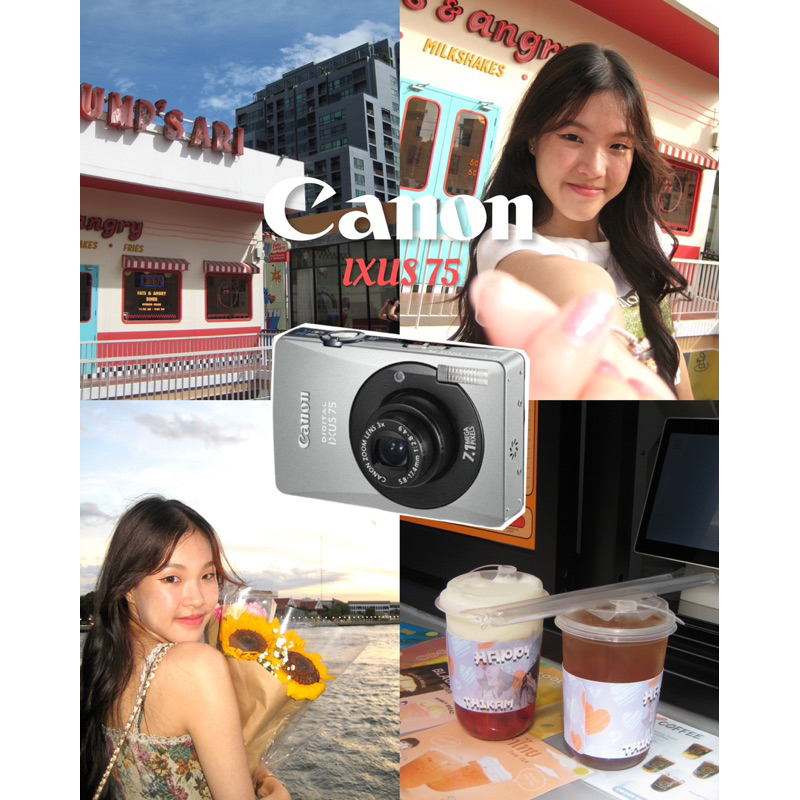 กล้องดิจิตอลเก่า Canon IXUS 75 📸✨💕 Shopee Thailand
