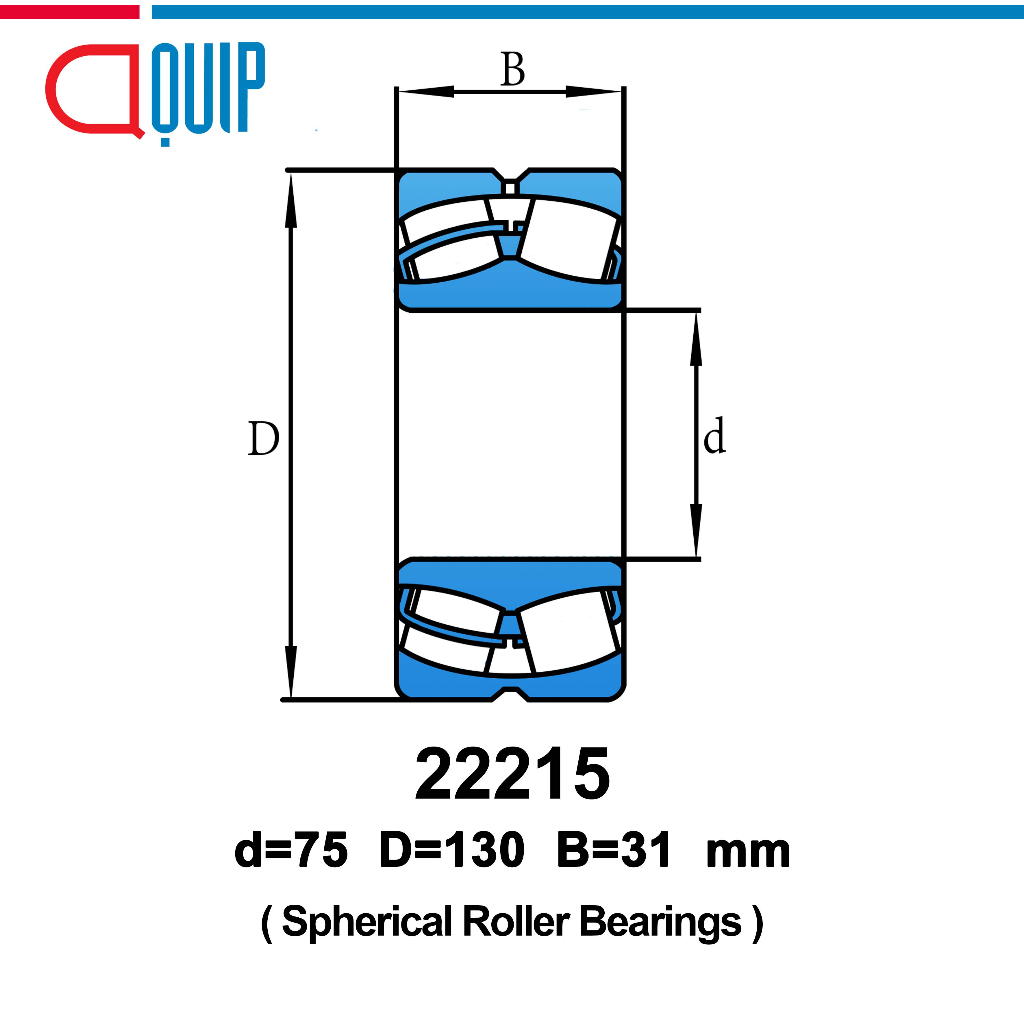 22215-ubc-ตลับลูกปืนเม็ดหมอน-แบบโค้ง-เพลาตรง-สำหรับงานอุตสาหกรรม-22215-caw33-spherical-roller-bearings