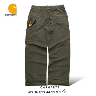 Carhartt กางเกงขายาวทรงช่าง มือสอง แบรนด์แท้ เอว 38