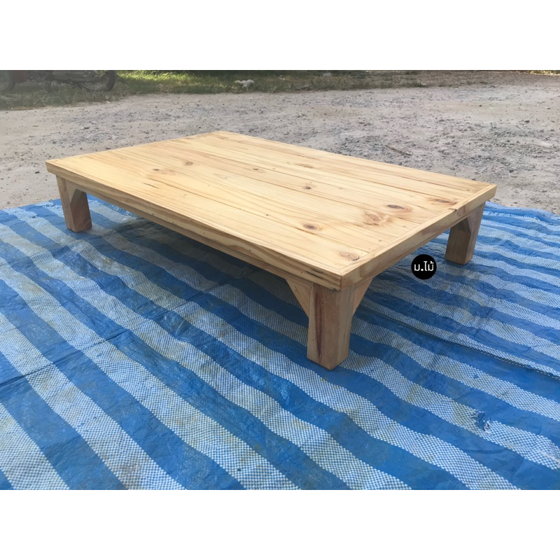 โต๊ะไม้พาเลท-ใช้วางของอเนกประสงค์-วางกรงขนาด-65-100-20-cm