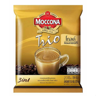 มอคโคน่าทรีโอโกลด์ กาแฟ 3in1 15.8 กรัม (20 ซอง/ถุง)