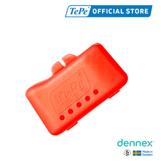 TePe Brush Head Cap ที่เก็บหัวแปรงสีฟัน เทเป้ บลัช เฮด แคป 1 ชิ้น คละสี By Dennex