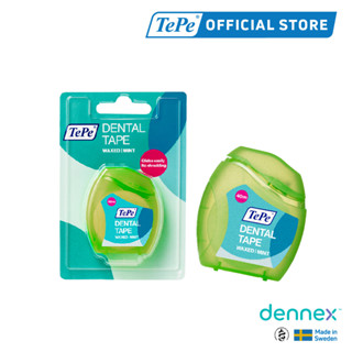 TePe Dental Tape ไหมขัดฟัน ชนิดเทป เทเป้ เด็นทัล เทป By Dennex