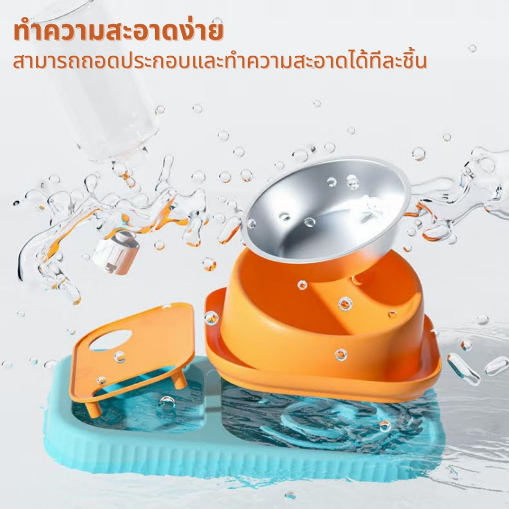 2-in-1-เครื่องป้อนอาหารสัตว์เลี้ยงน้ำดื่มเครื่องจ่ายเครื่องดื่มกรงแขวนแมวสุนัข