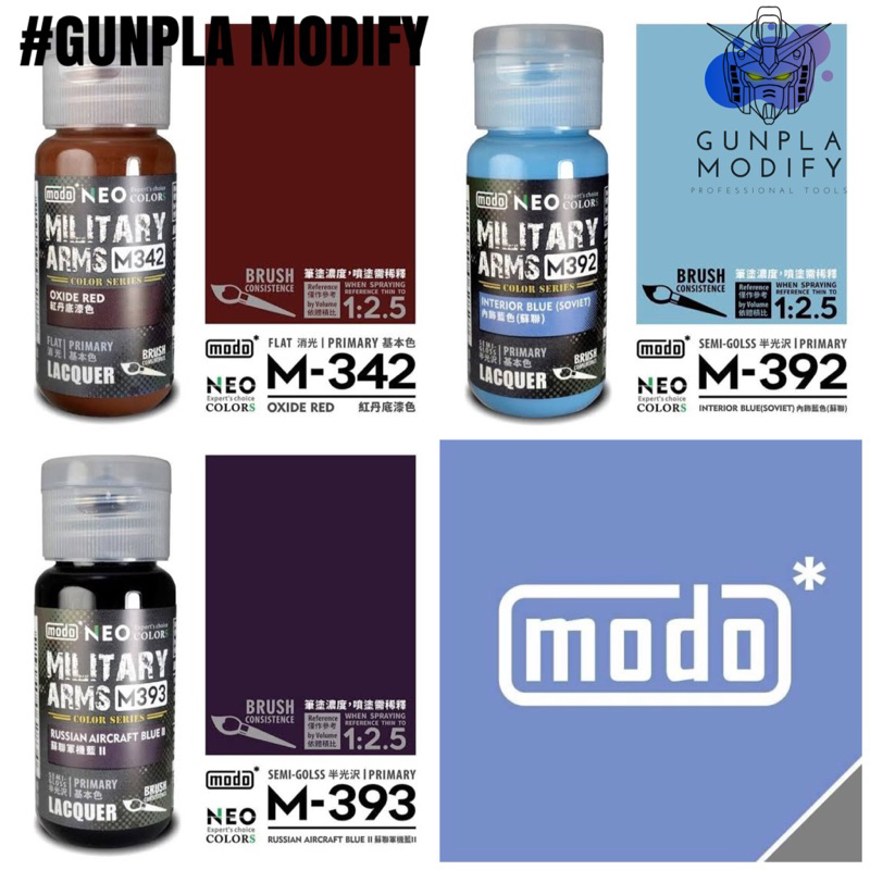 MODO NEO COLOR สีแนวทหาร Military Color สูตรแลคเกอร์ ชนิดด้าน ขนาด 30 ...