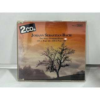 2 CD MUSIC ซีดีเพลงสากลJOHANN SEBASTIAN BACH THE WELL-TEMPERED PIANO CD 1: PART 1/I-CD 2: PART 1/II  (C6E64)