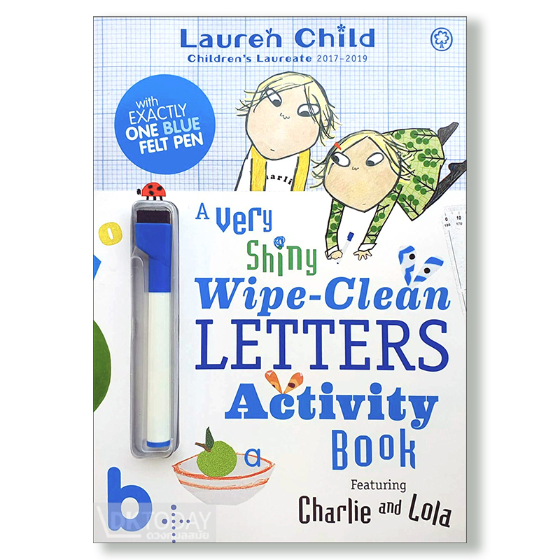 dktoday-หนังสือ-charlie-and-lola-charlie-and-lola-a-very-shiny-wipe-clean-letters-activity-book