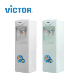 Victor เครื่องทำน้ำร้อน-เย็น รุ่น VT-237 ตู้ทำนํ้าร้อน-เย็น พลาสติก 2 ก๊อก มีให้เลือก 2 สี สีเขียว และ สีเทา