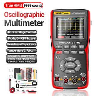 🔧 มัลติมิเตอร์ RMS 9999 Counts ออสซิลโลสโคปดิจิทัล ANENG AOS02 48MS/s แบนด์วิดท์อนาล็อก ทรานซิสเตอร์ เครื่องวัดแรงดัน