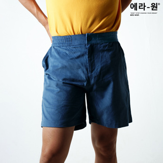 era-won Corduroy Short กางเกงขาสั้น สี Blue Sky