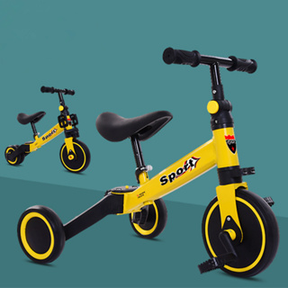 รถขาไถ จักรยานทรงตัวเด็ก สองล้อปั่นหลายสี 1-4 ขวบ จักรยาน3ล้อ จักรยานขาไถ3 ล้อ รุ่น J9