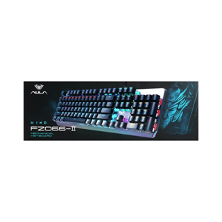 KEYBOARD AULA F2066-II BLACK - BLUE-SWITCH ประกัน 2Y