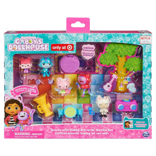 (ของแท้100%) Gabbys Dollhouse Groove with Gabby &amp; Friends Musical Playset