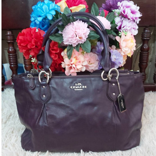 มือสอง Coach Colette Carryall F33447 หนังแท้ ของแท้