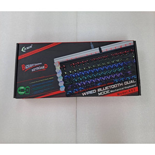 คีย์บอร์ด OKER K62 Wired Blutooth Dual Mode Mechanical Keyboard