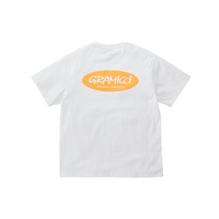 Gramicci เสื้อยืด รุ่น UNISEX ORIGINAL FREEDOM OVAL TEE WHITE