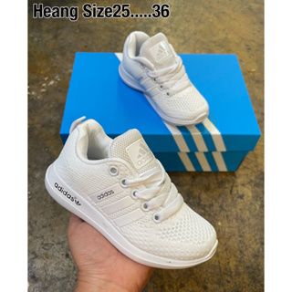 Adidas kids รองเท้าผ้าใบผูกเชือกสำหรับเด็ก