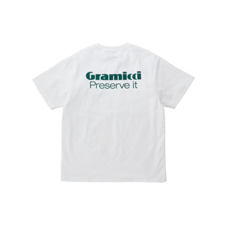 Gramicci เสื้อยืด รุ่น UNISEX PRESERVE-IT TEE WHITE