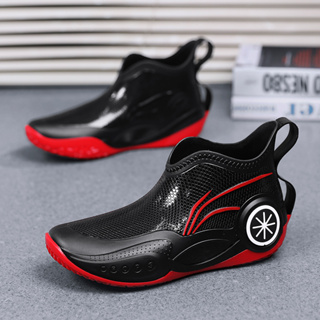 Men and womens car washing and fishing waterproof rain shoes