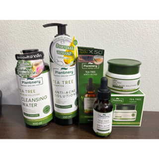 Plantnery tea tree Set Exclusive First Toner /INTENSE SERUM /FACIAL CLEANSER /First Cleansing Water