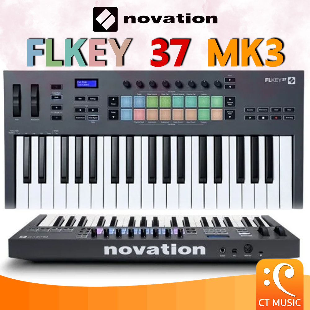 novation-flkey-37-mk3-midi-keyboard-คีย์บอร์ดใบ้