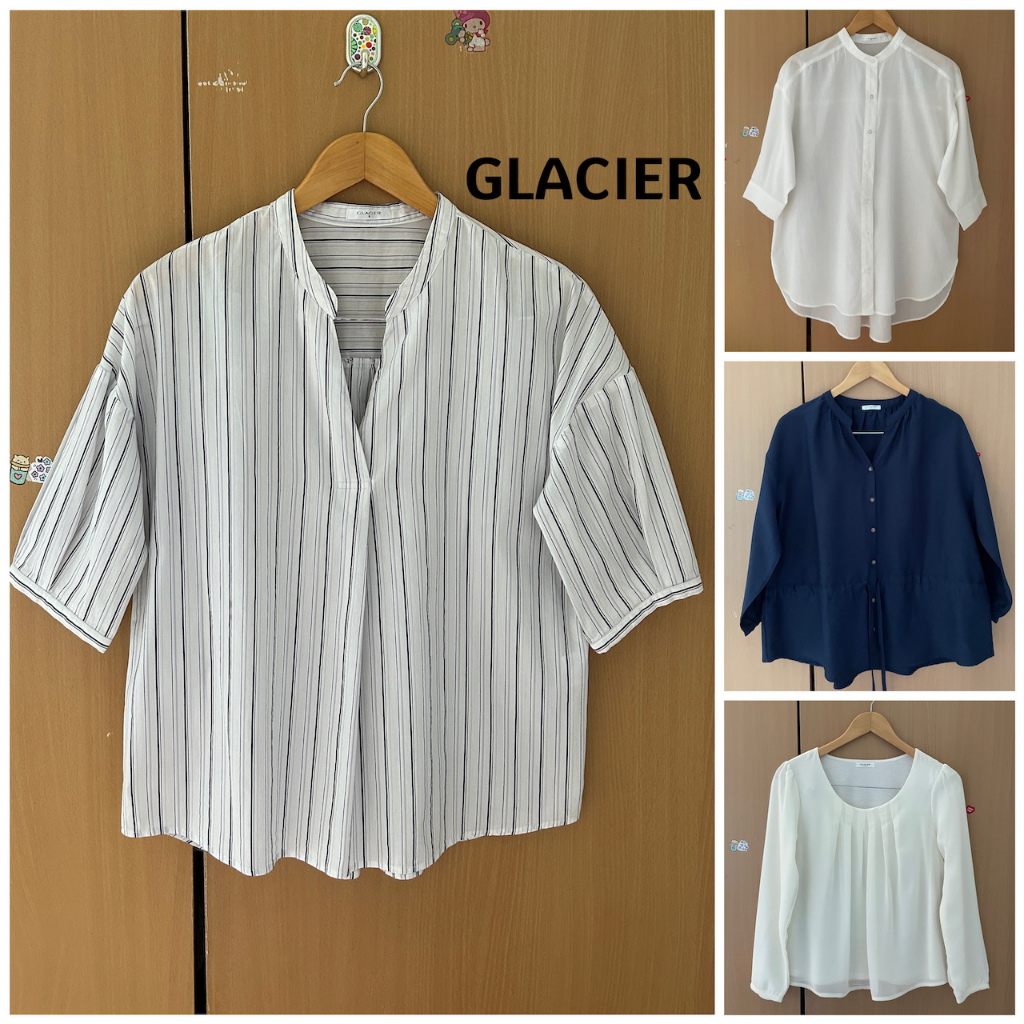 เสื้อผู้หญิงแบรนด์-glacier-แท้-มือสอง-รายละเอียดด้านล่าง