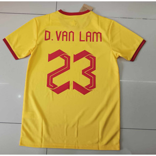 เสื้อฟุตบอล ของแท้ ทีมชาติเวียดนาม 2021 GK เกรดนักเตะ D. VAN LAM ใหม่ป้ายห้อย Genuine Viet Nam Football Jersey