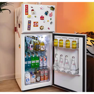 TCL ตู้เย็น ตู้เย็นมินิ ตู้เย็น 2 ประตู ตู้เย็นเล็ก mini ขนาด118L รุ่น BCD-118KA9 Refrigerator
