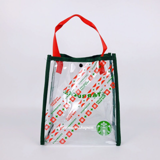 👜 [พร้อมส่ง]  กระเป๋าใส พลาสติก Starbucks แท้💯‼️