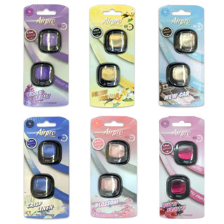 Airpro Miniclip Air Freshener น้ำหอมติดรถยนต์ ปรับอากาศ 2.5ml แพ็คคู่