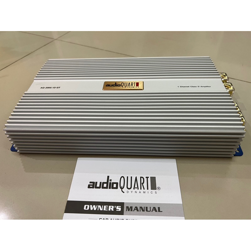 2950บาท-แอมป์ขับลำโพงเบส-1ch-class-d-ยี่ห้อ-audioquartติดรถยนต์