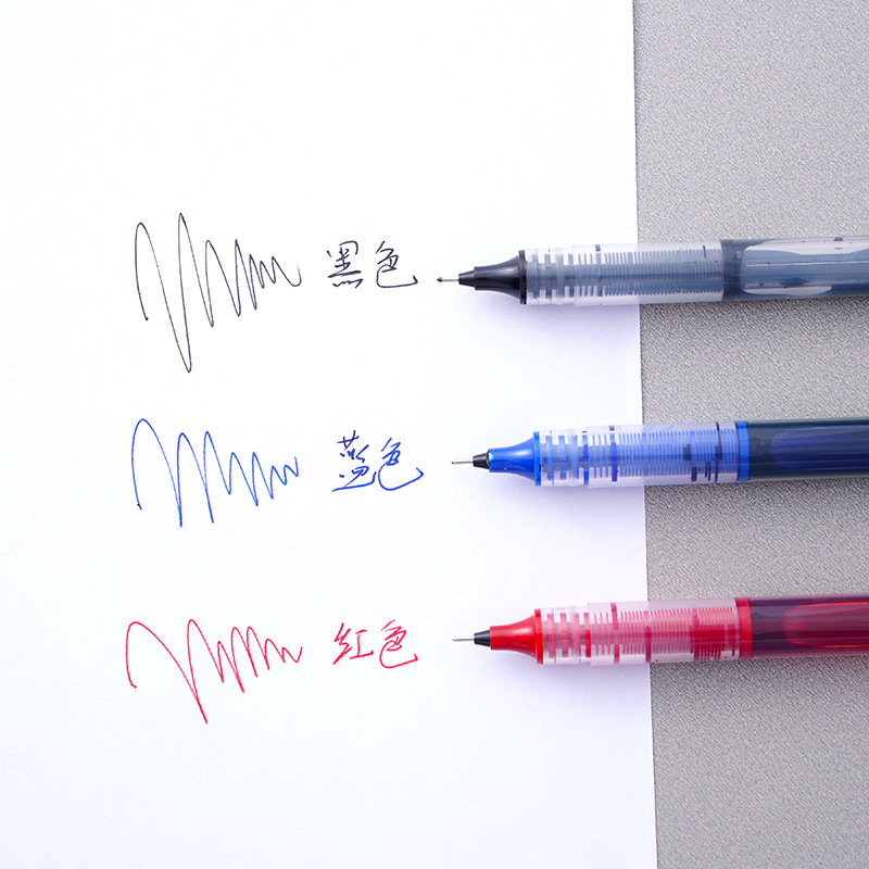 ปากกาเจลไส้ใหญ่-หัวเข็ม-0-5-mm-หมึกเยอะ-เขียนลื่น-เส้นคม